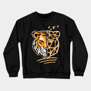 big cat Crewneck Sweatshirt